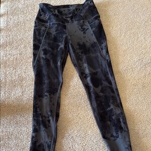 Danskin Black Tie-Dye Leggings